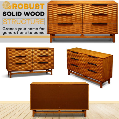 Acacia Elara Dresser with 6 Drawers