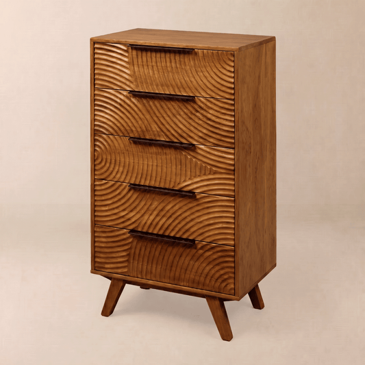 Acacia Harmony Dresser with 5 Drawers