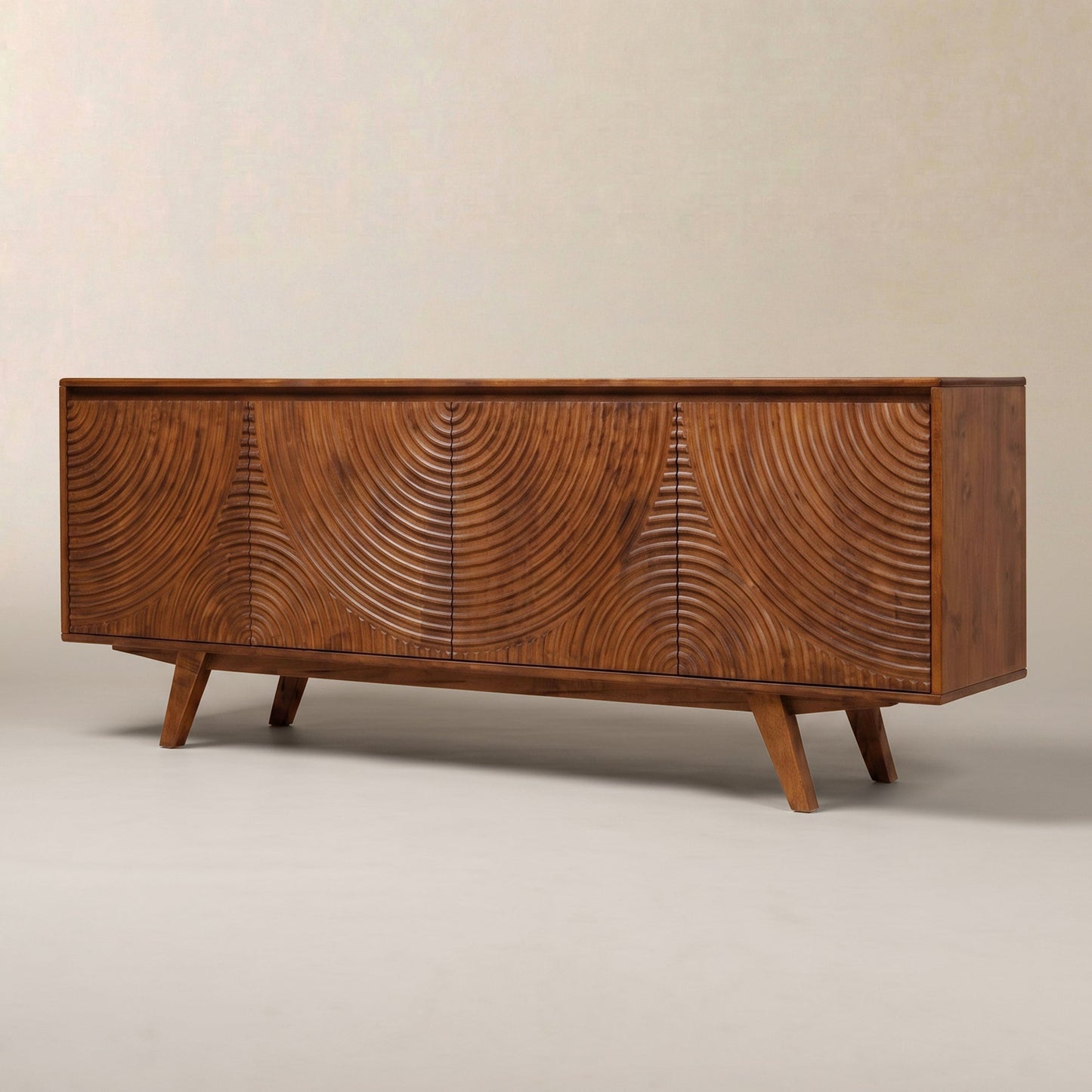Acacia Harmony TV Stand with Storage for TVs up to 80"
