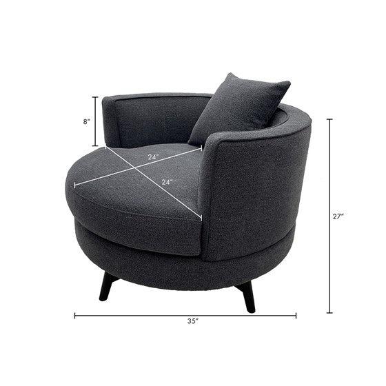 Harper Swivel Chair - Fluent Trends