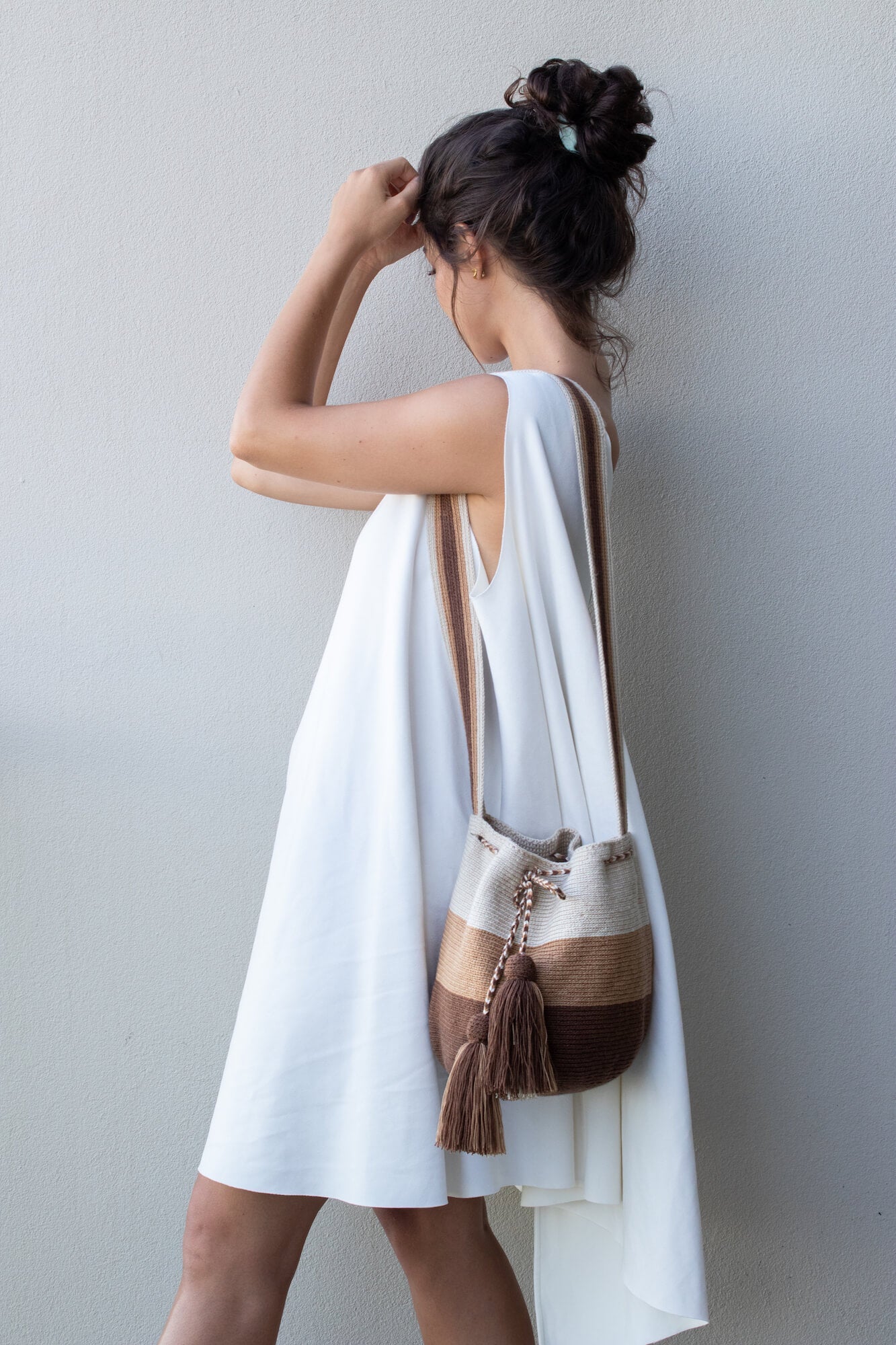 América Crocheted Crossbody Bag