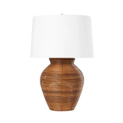 Newark Rattan Table Lamp - Fluent Trends