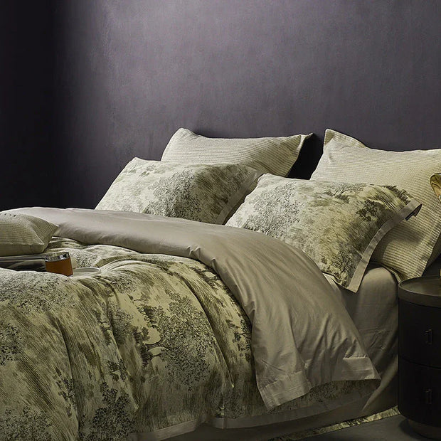 Luxury Vintage Style 160TC Long-Staple Cotton Bedding Set | 3CARATS - Fluent Trends