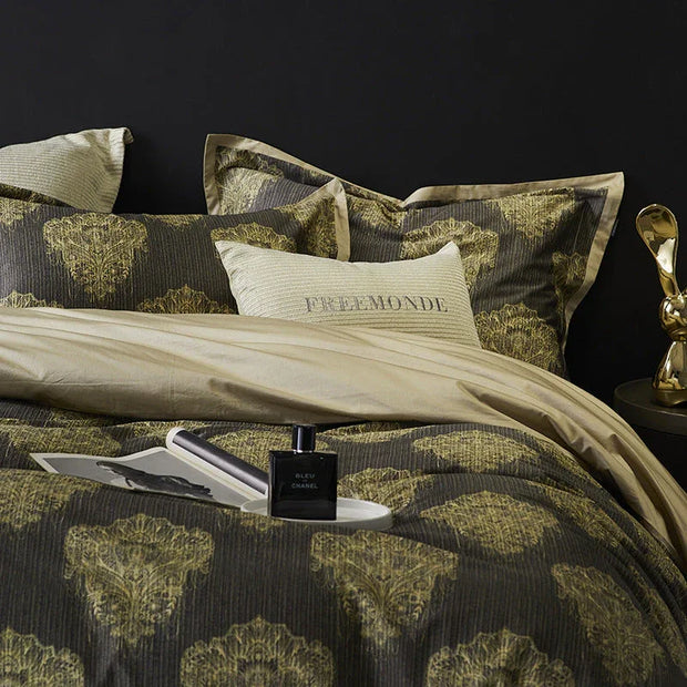 Luxury Vintage Style 160TC Long-Staple Cotton Bedding Set | 3CARATS - Fluent Trends