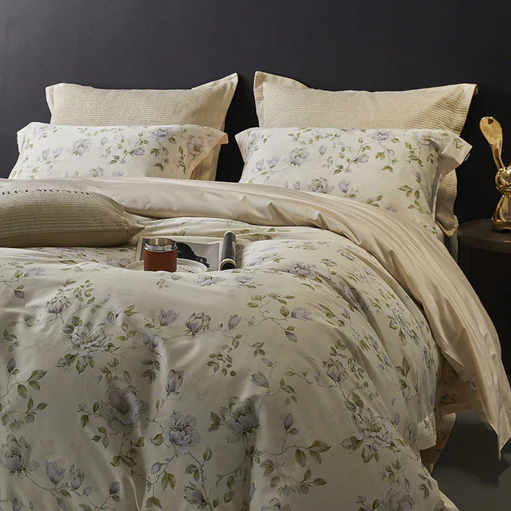 Luxury Vintage Style 160TC Long-Staple Cotton Bedding Set | 3CARATS - Fluent Trends