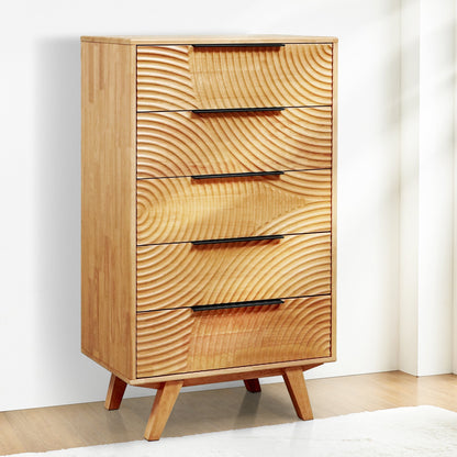Acacia Harmony Dresser with 5 Drawers