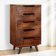 Acacia Harmony Dresser with 5 Drawers - Fluent Trends