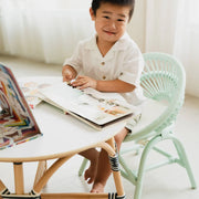 Maya Kids Chair - Mint Green - Fluent Trends