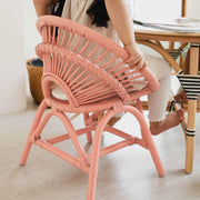 Maya Kids Chair - Peach Pink - Fluent Trends