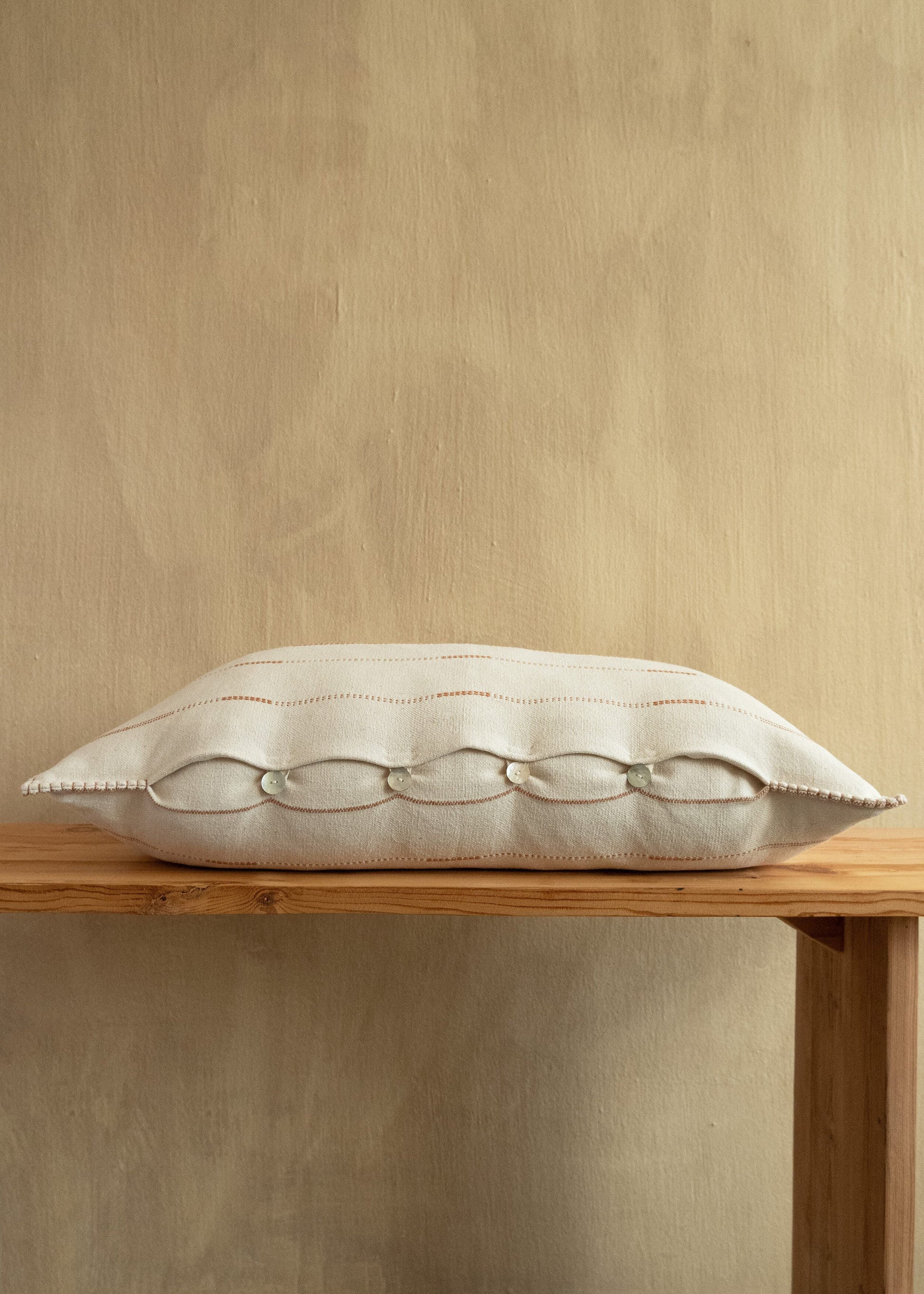 Fulcrum Sahara Oversized Cotton Lumbar Pillow Kanju Interiors