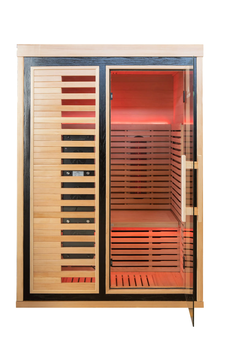 Peak Saunas Everest 2-Person Full Spectrum Infrared XL Medical-Grade Red Light - Fluent Trends