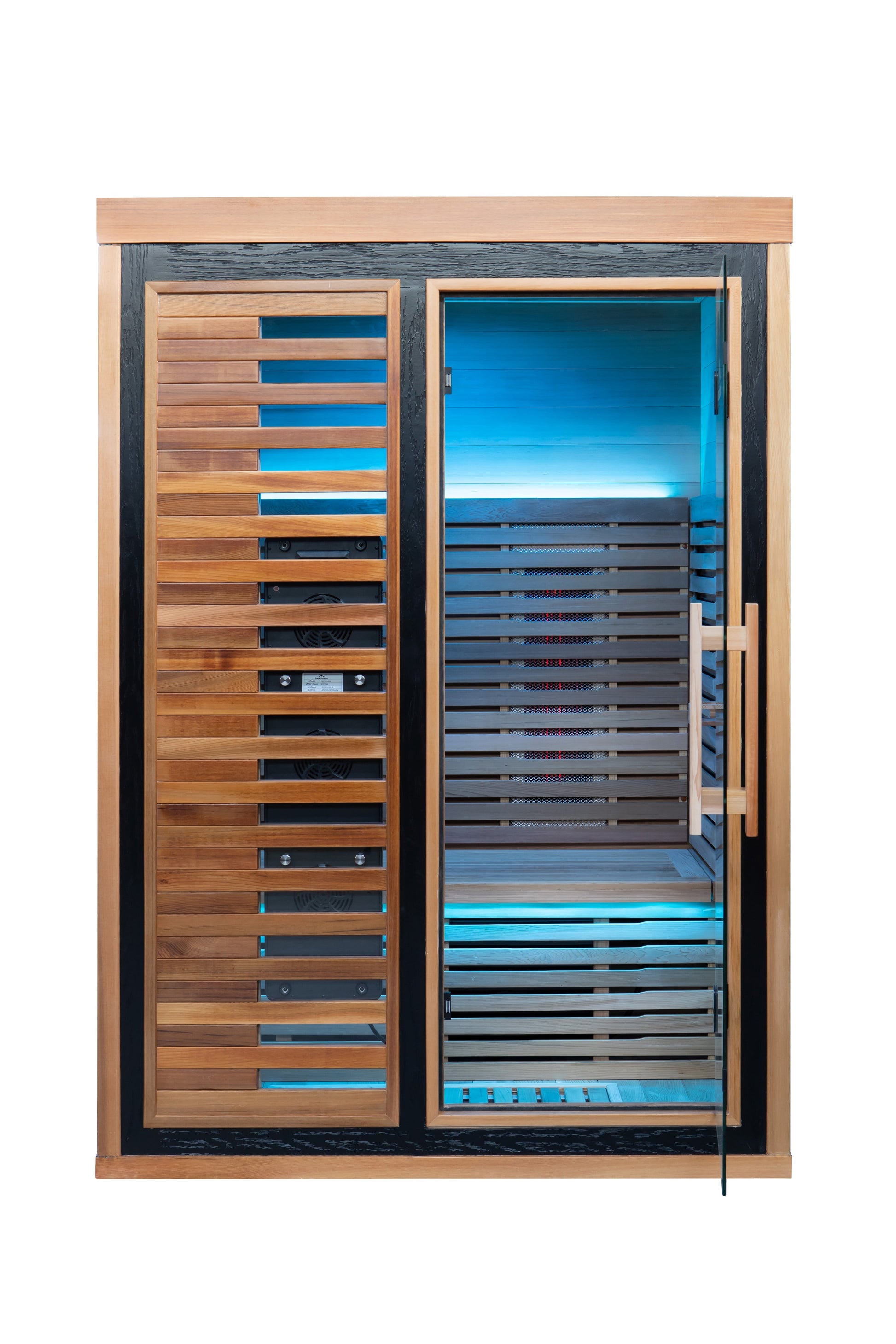 Peak Saunas Fuji 2-Person Full Spectrum Infrared Sauna with XL Medical-Grade Red Light Therapy & Smart WiFi App Control Peak Wellness USA