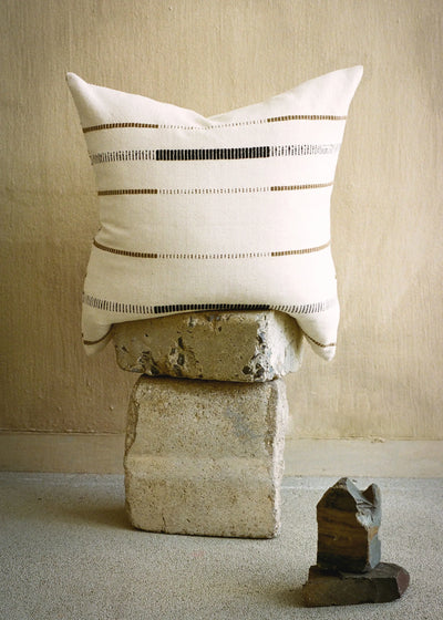 Mason Hand-Loomed Cotton Pillow - Fluent Trends