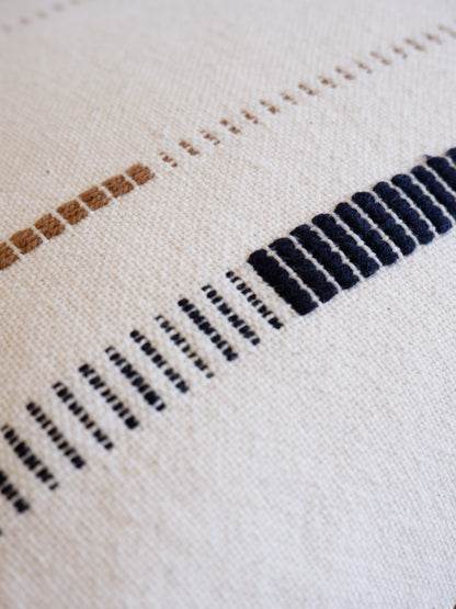 Mason Hand-Loomed Cotton Pillow Kanju Interiors