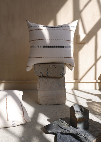 Mason Hand-Loomed Cotton Pillow Kanju Interiors