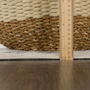 Angus Abstract Black & White Striped Area Rug - Modern Farmhouse Polypropylene, Non-Shedding, Hauteloom - Fluent Trends Rugs