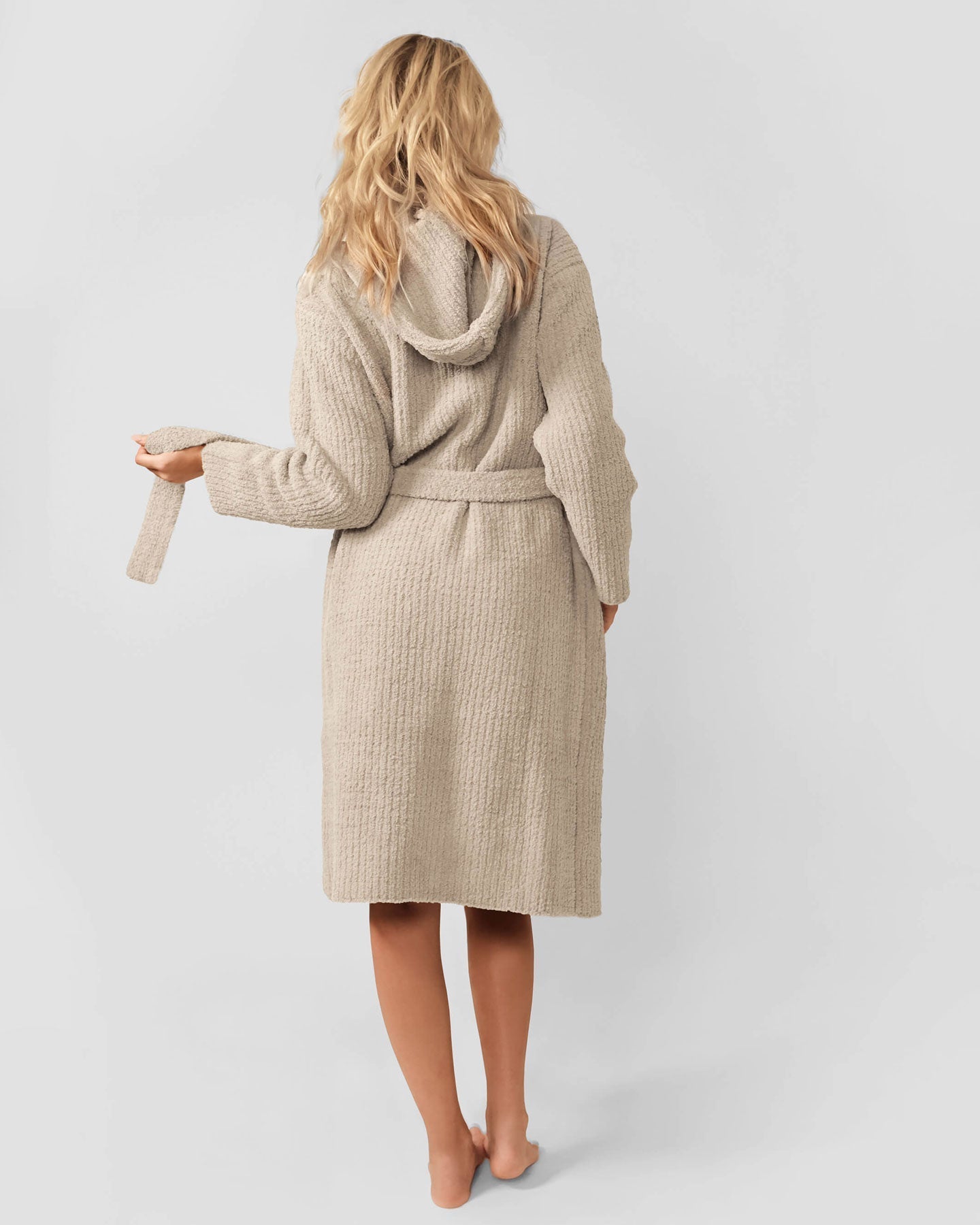 Ribbed Hooded Robe Sunday Citizen