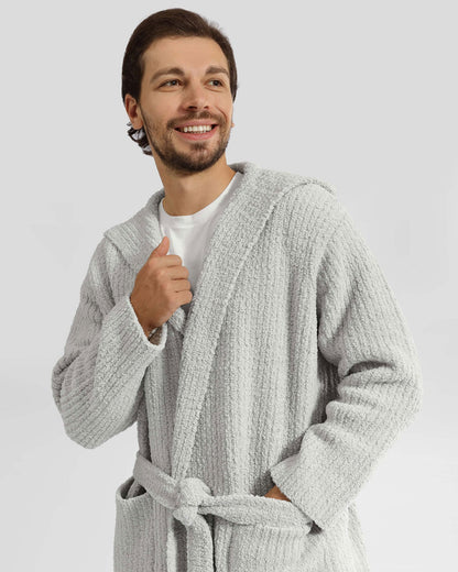 Ribbed Hooded Robe Sunday Citizen