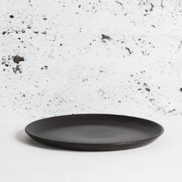 S/4 Tunisian Dinner Plate - Matte Black - Fluent Trends