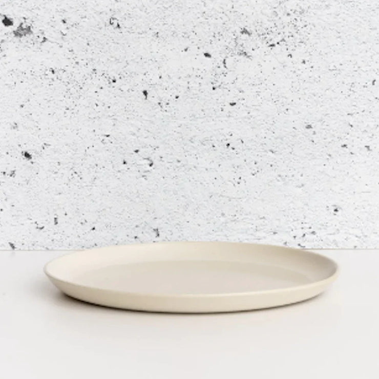 S/4 Tunisian Dinner Plate - Matte White - Fluent Trends