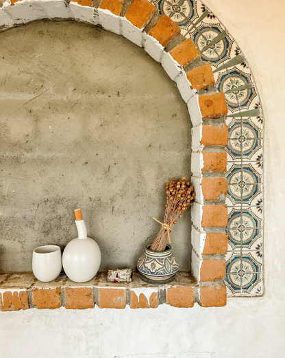 Stoneware Olive Oil Dispenser - Zitouna 34 oz