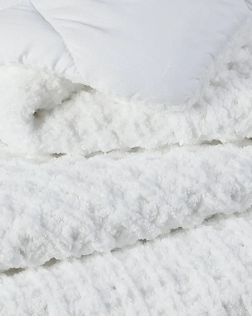Snug Waffle Comforter Queen - Bamboo & Recycled Fill | Queen King Cal King