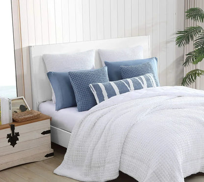 Snug Waffle Comforter Queen - Bamboo & Recycled Fill | Queen King Cal King