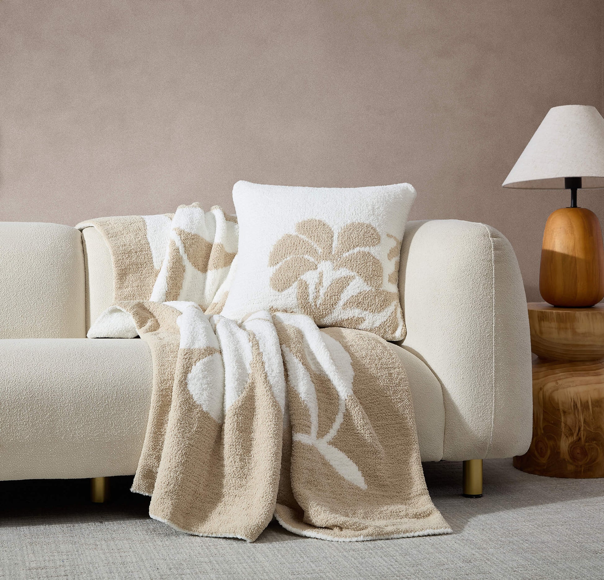 Chamomile Throw Pillow Sunday Citizen