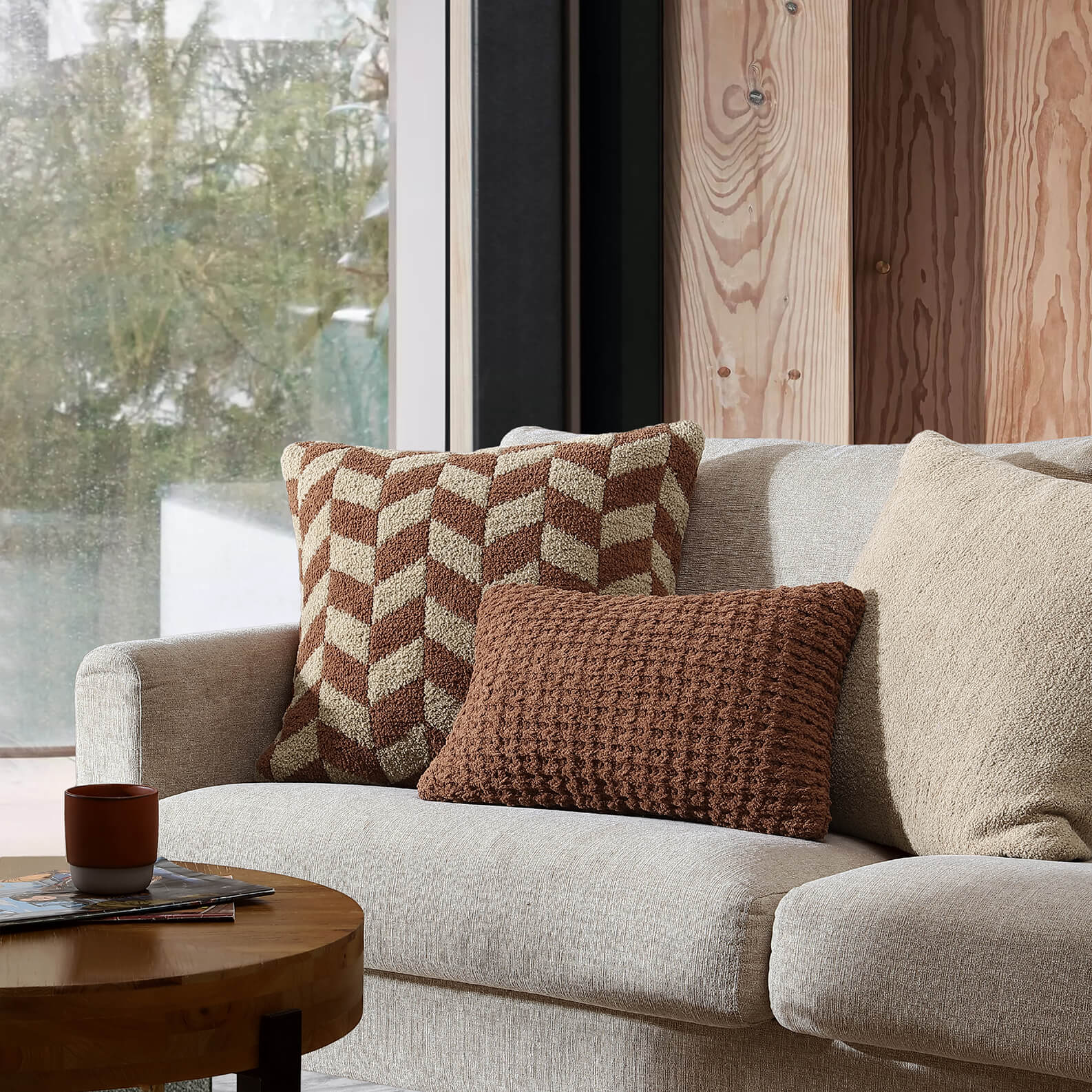 Chevron Throw Pillow Sunday Citizen