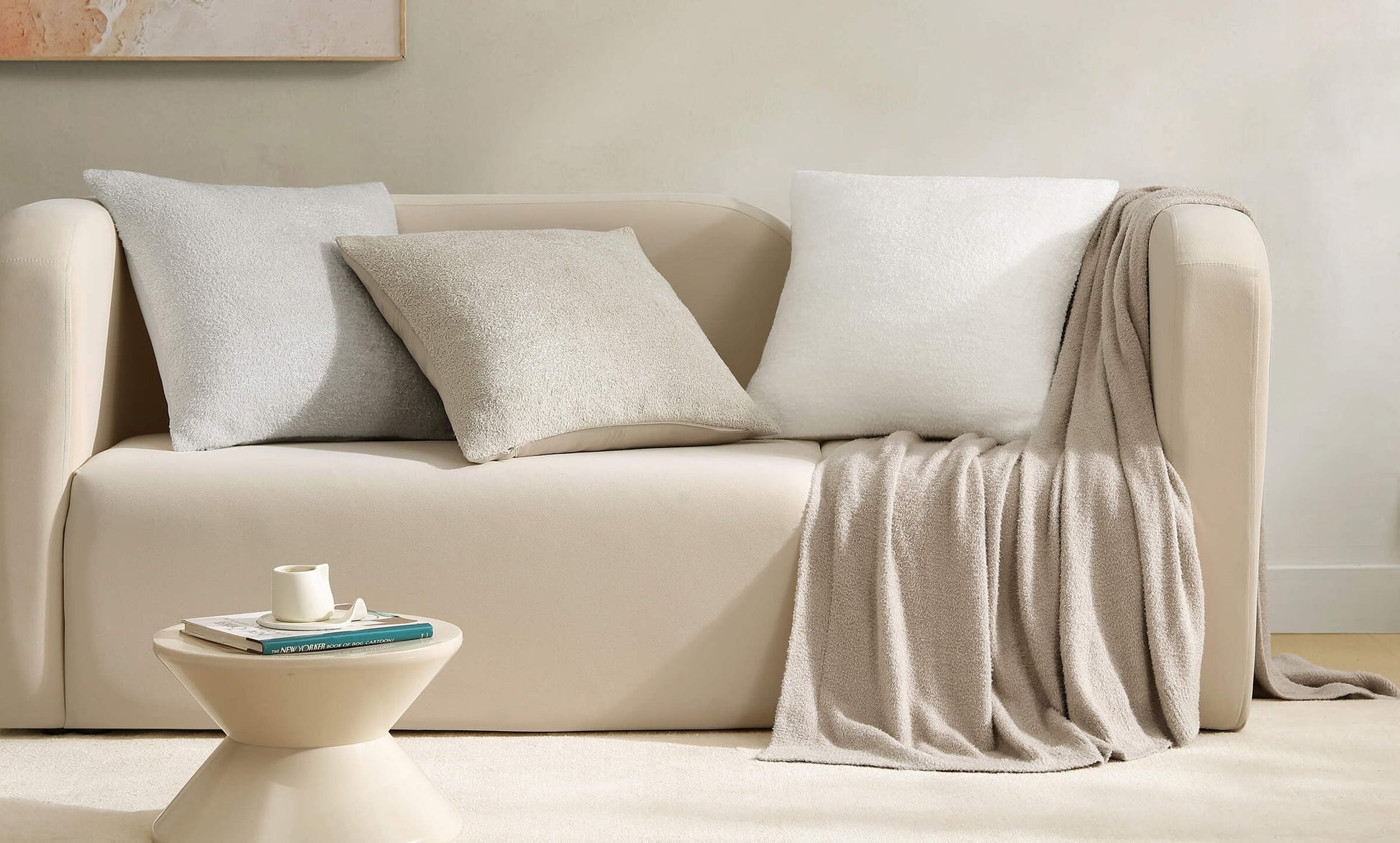 Cloud Silque Throw Pillow Sunday Citizen