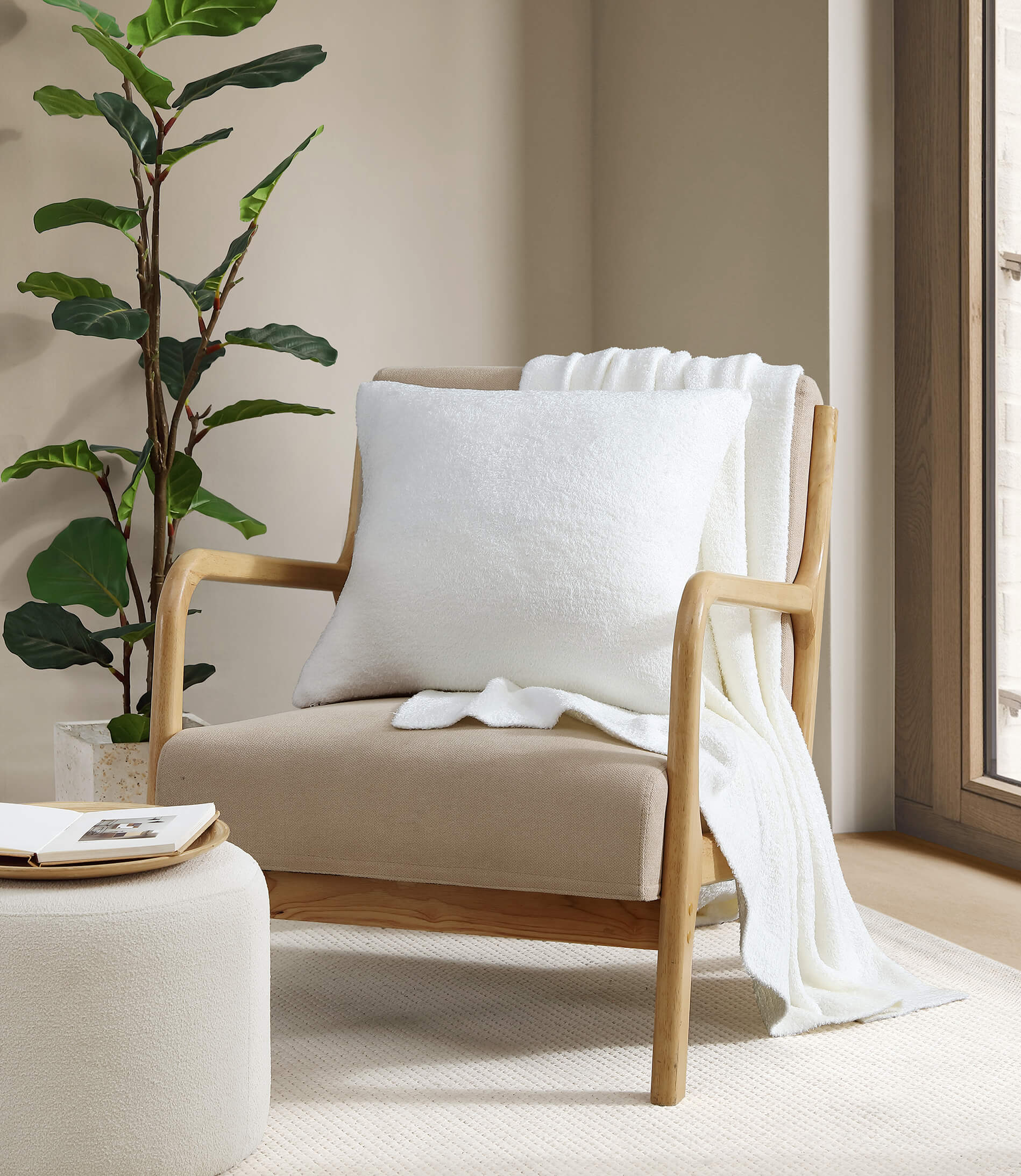 Cloud Silque Throw Pillow Sunday Citizen