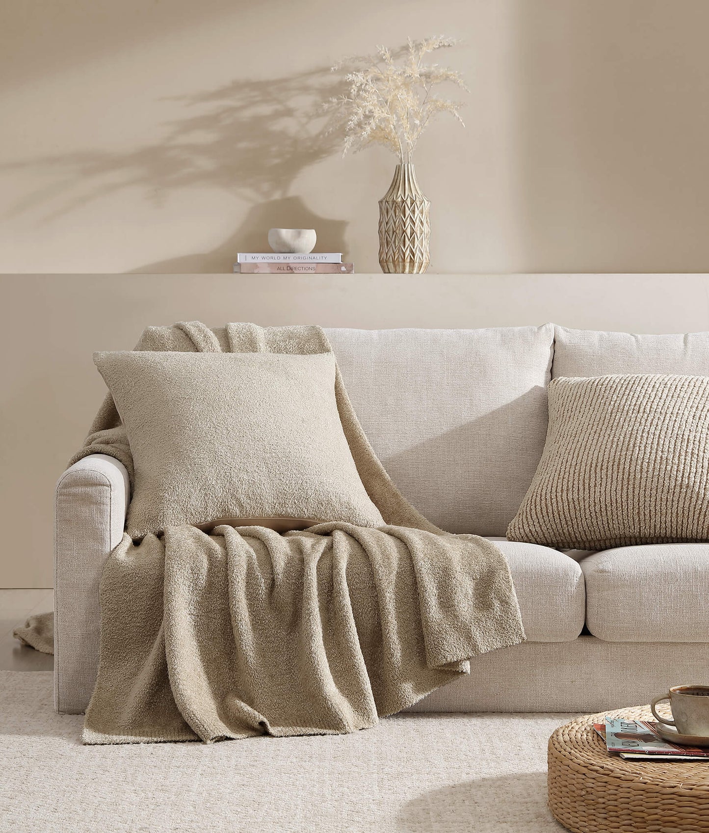 Cloud Silque Throw Pillow Sunday Citizen