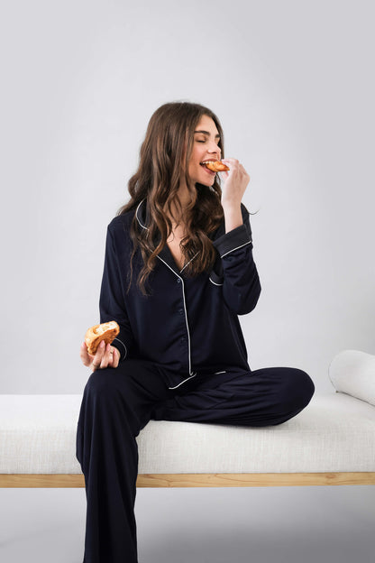 Naked Modal Long Pajama Set | Last Chance