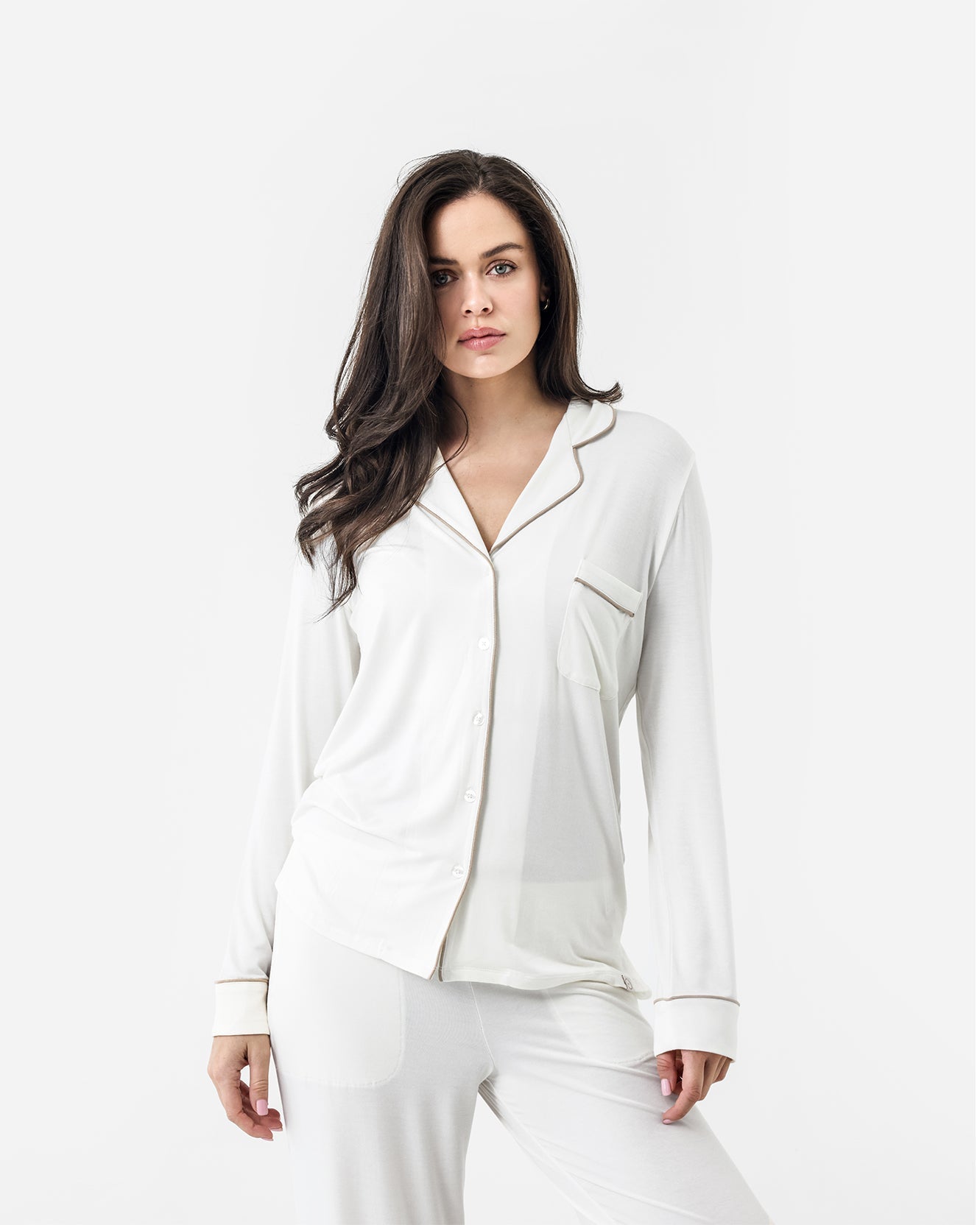 Naked Modal Long Pajama Set | Last Chance