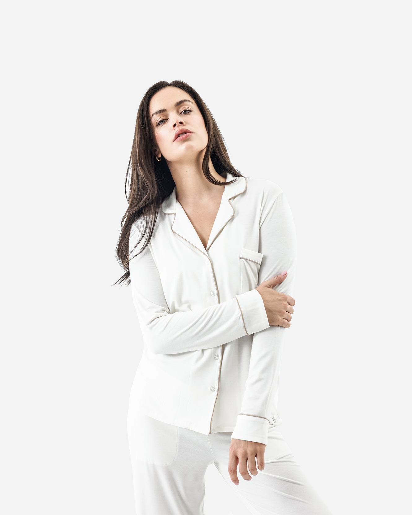 Naked Modal Long Pajama Set | Last Chance