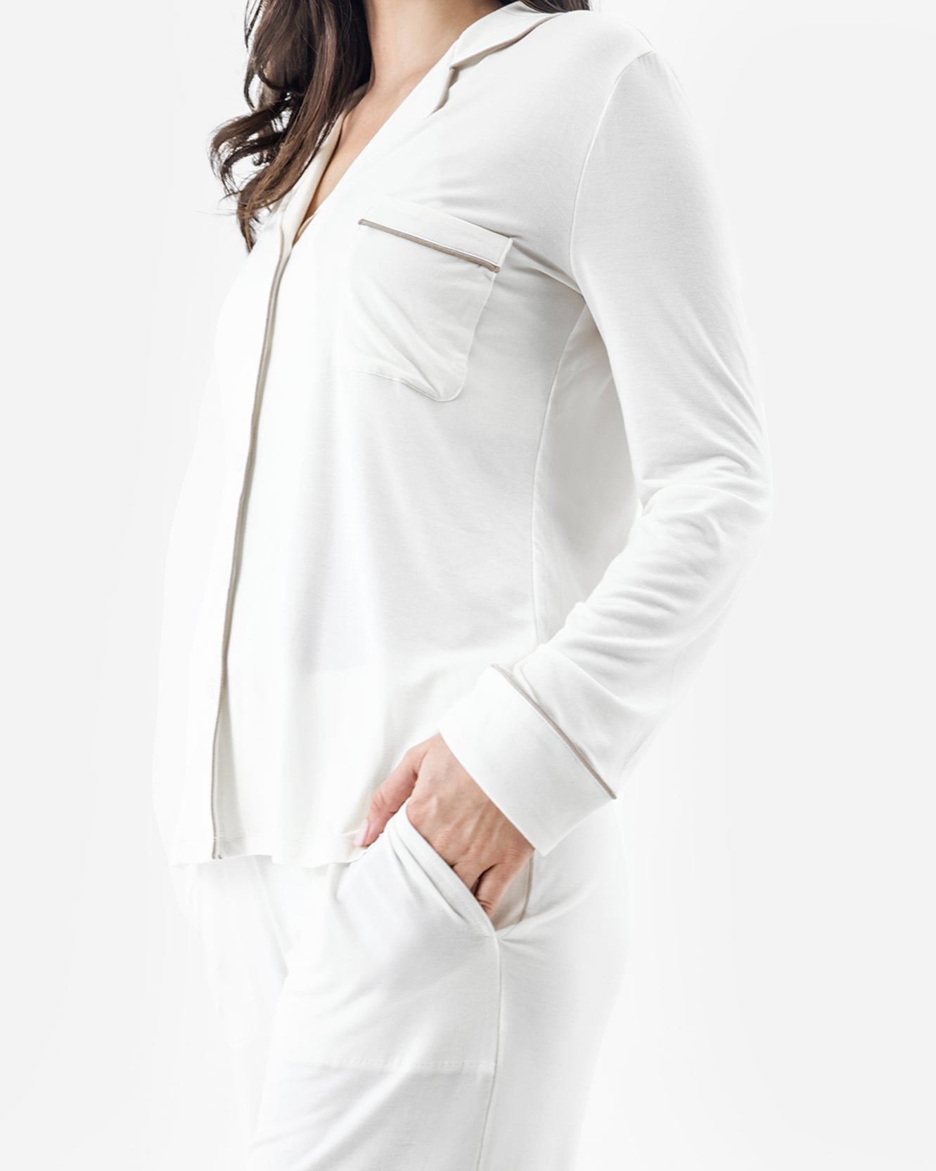Naked Modal Long Pajama Set | Last Chance