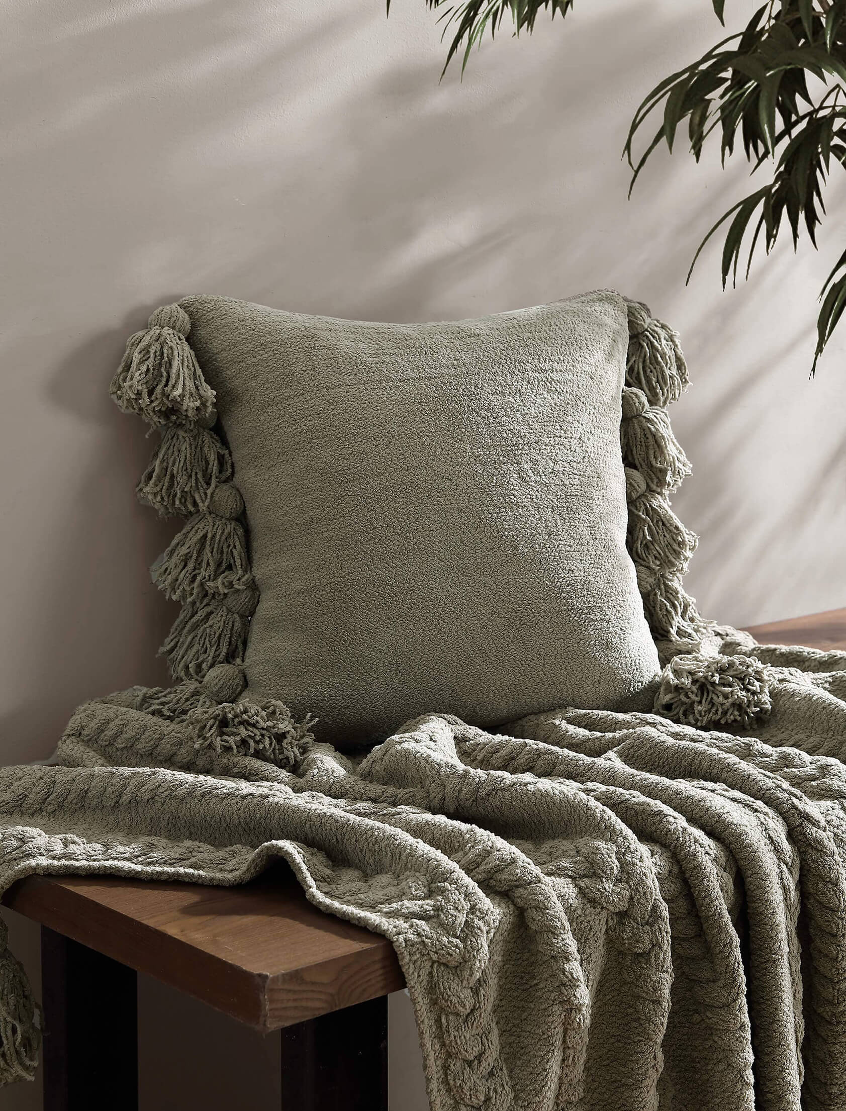 Pom Pom Throw Pillow Sunday Citizen