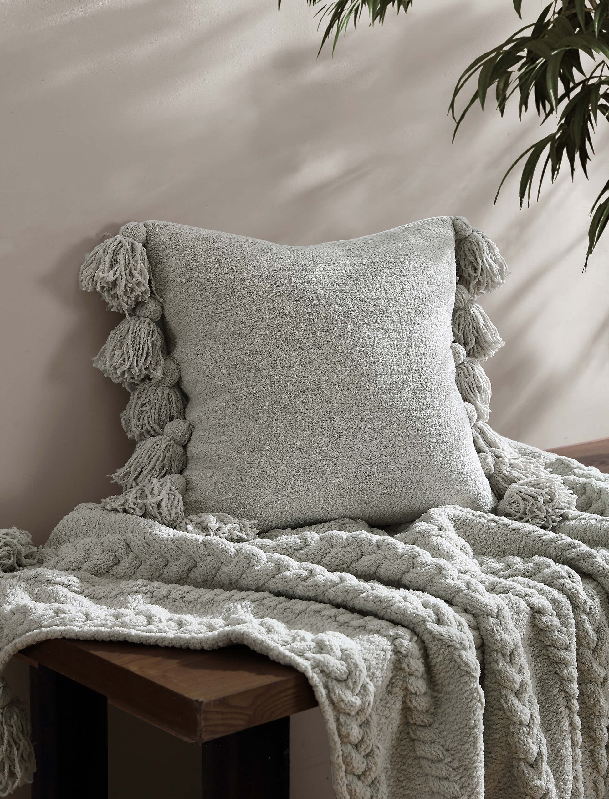 Pom Pom Throw Pillow Sunday Citizen