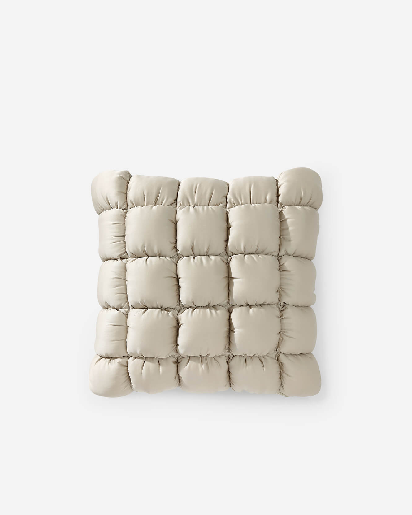 Silky Lyocell Puff Throw Pillow - Fluent Trends