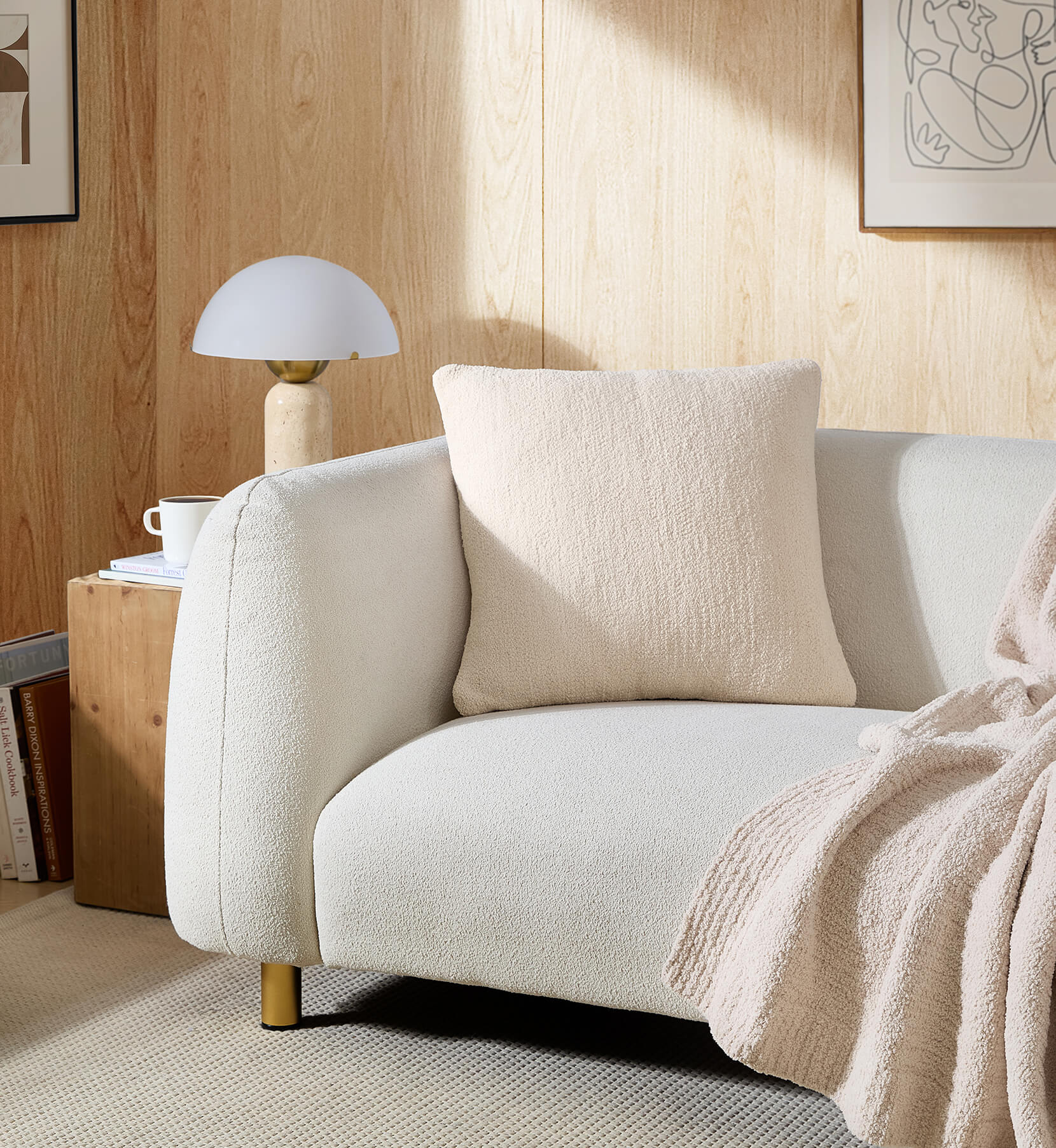 Snug Throw Pillow Sunday Citizen