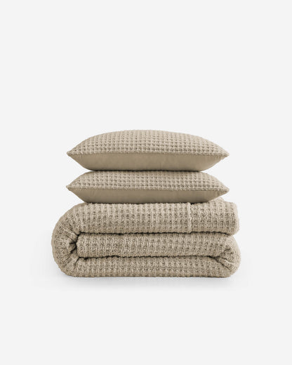 Snug Waffle Comforter Bundle