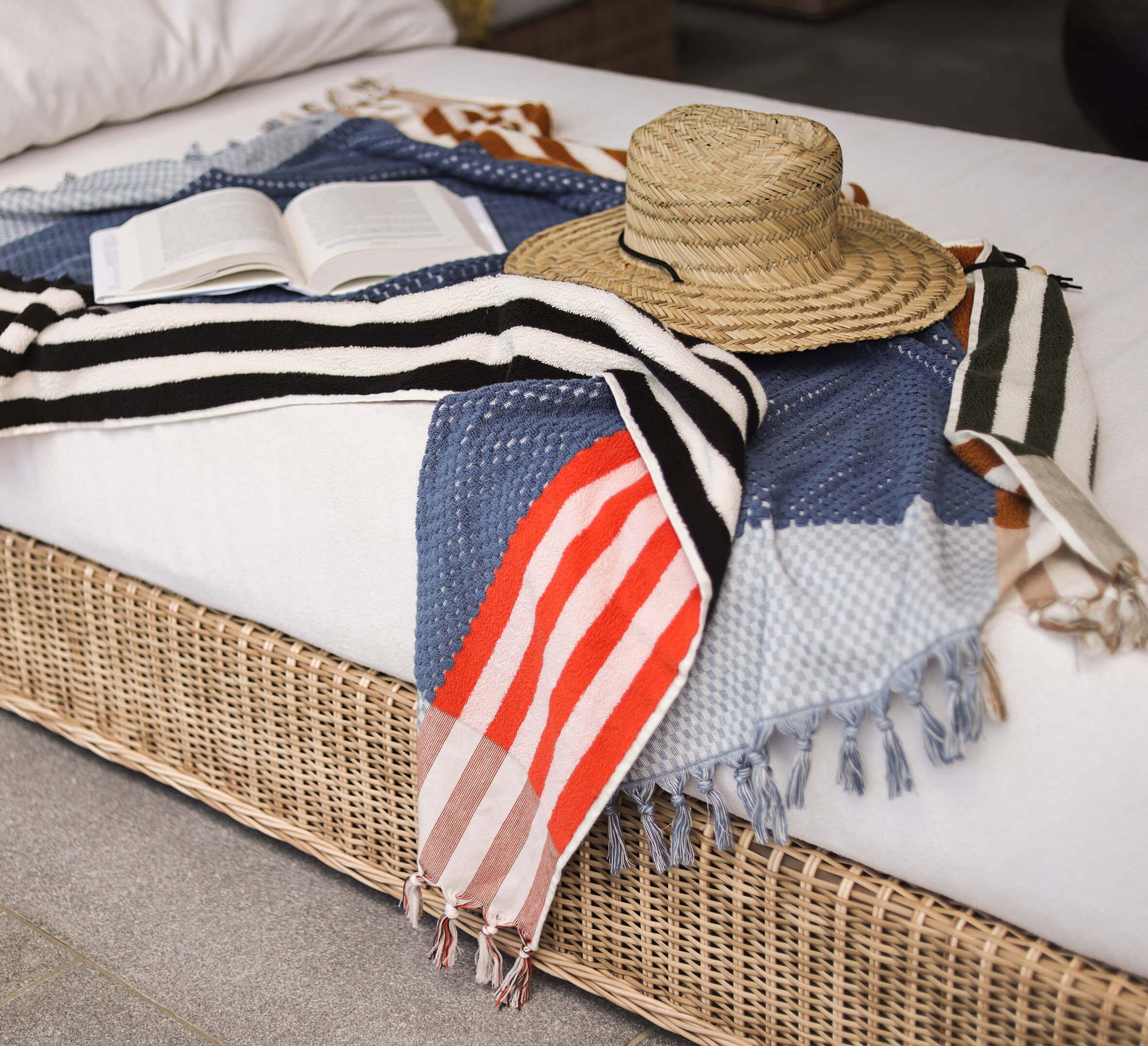 Striped Beach Towel Sunday Citizen
