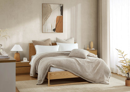 Two-Tone Snug Ribbed Duvet Cover | Last Chance