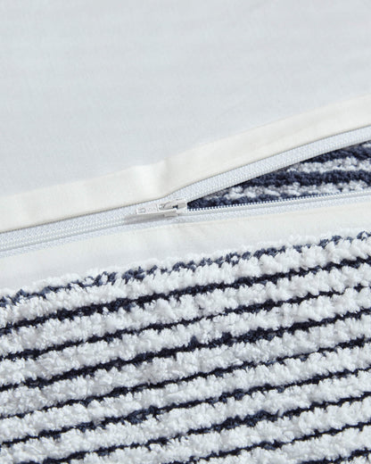 Two-Tone Snug Ribbed Duvet Cover | Last Chance