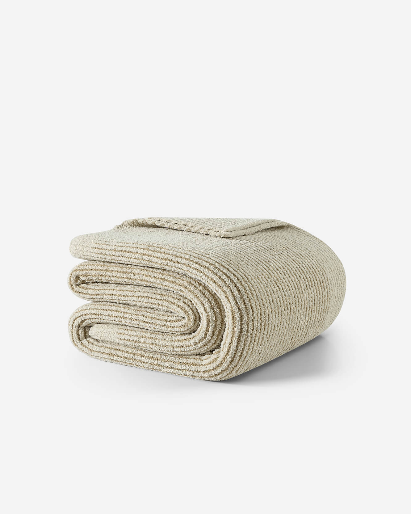 Two-Tone Ribbed Bed Blanket | Last Chance