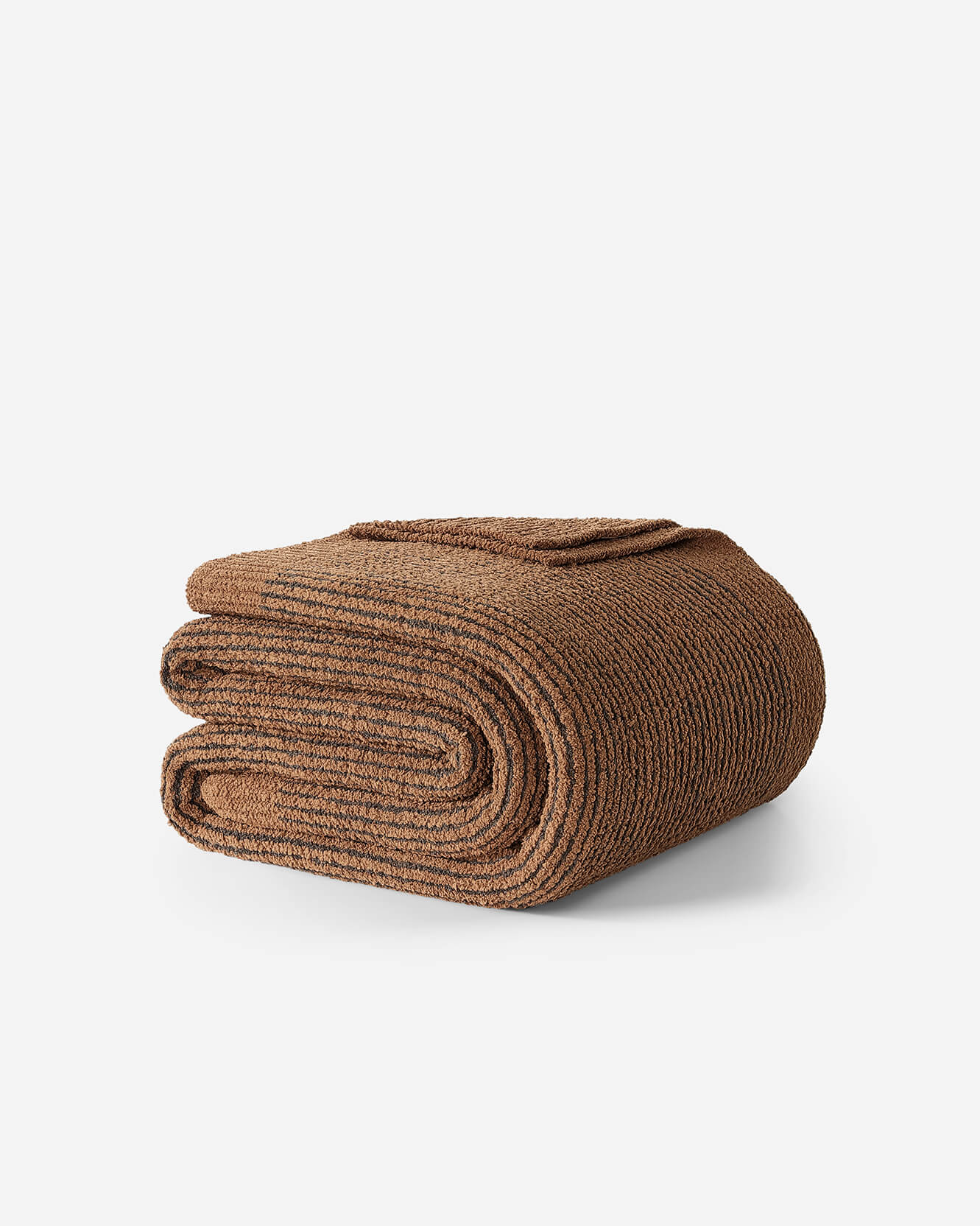 Two-Tone Ribbed Bed Blanket | Last Chance