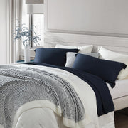 Two-Tone Ribbed Throw Pillow - Fluent Trends