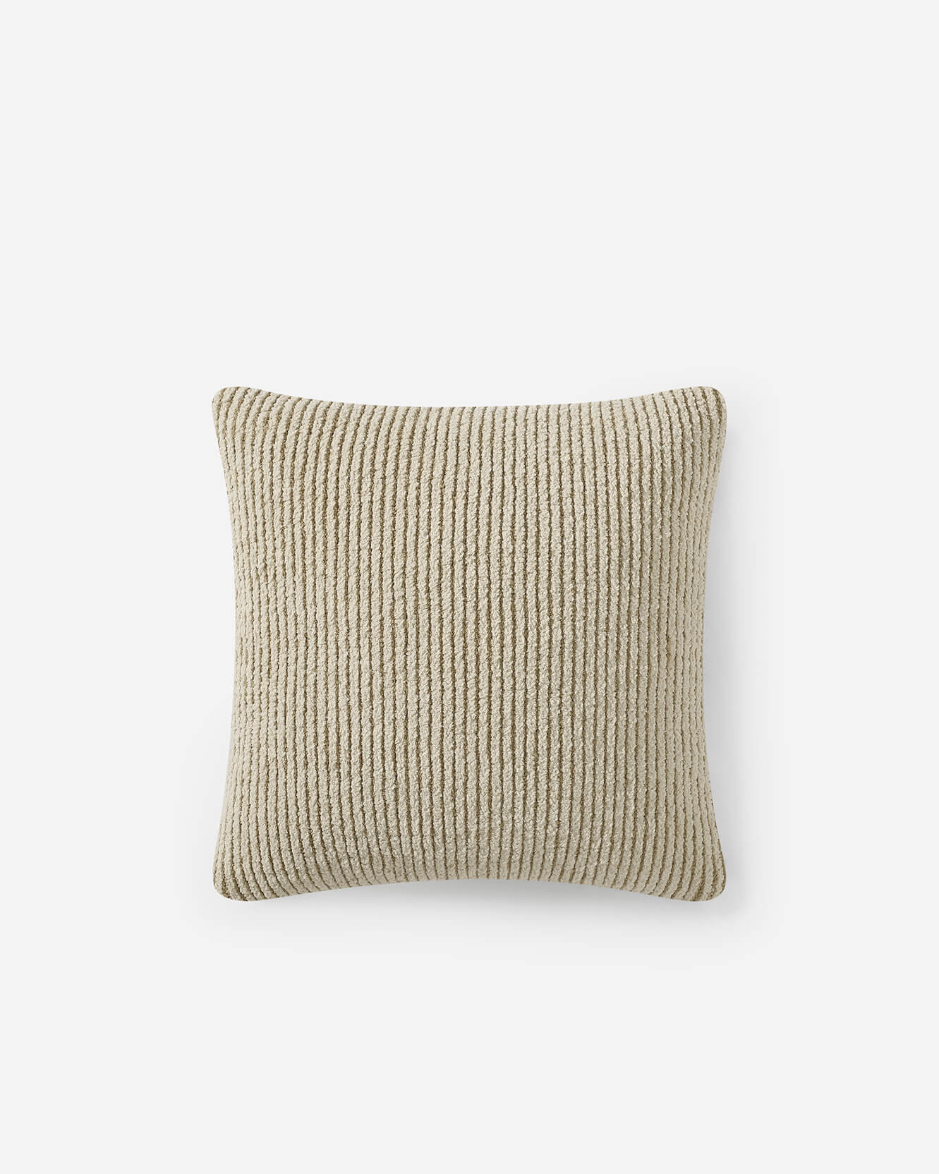 Two-Tone Ribbed Throw Pillow | Last Chance