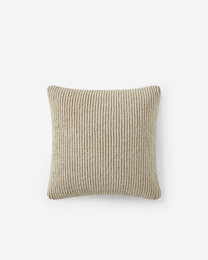 Two-Tone Ribbed Throw Pillow Sunday Citizen