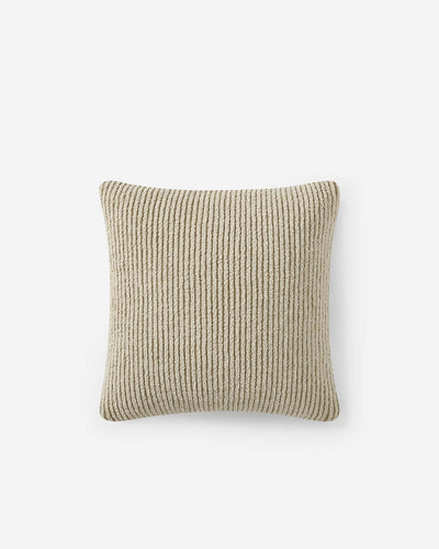 Two-Tone Ribbed Throw Pillow - Fluent Trends